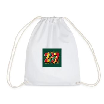 Numéros Festifs Année en Couleurs Vives - Sac de sport léger - blanc - Devant