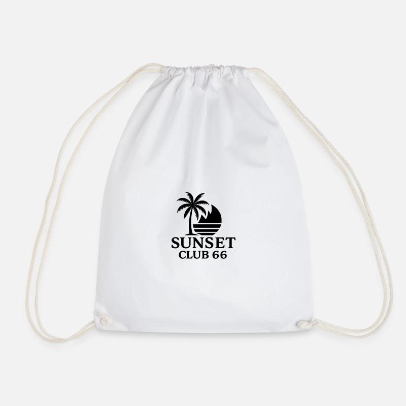 Sunset Club 66 - Black Label - Turnbeutel - Weiß
