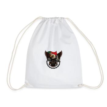 Eagle Rider – Wild Biker Spirit - Sac de sport léger - blanc - Devant