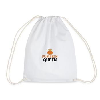 Pumpkin Queens Design - Drawstring Bag - white - Front