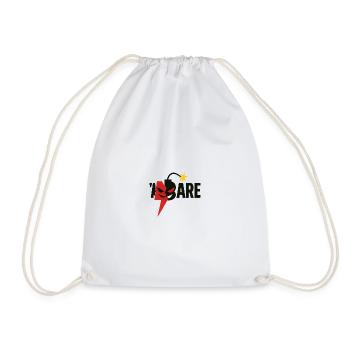 Design of Protest with Nuclear Smile - Drawstring Bag - white - Front
