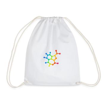 L’acide trippant a un effet visuel - Sac de sport léger - blanc - Devant