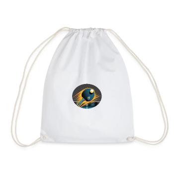 Pingpong Table Tennis Power Serve Impulse - Drawstring Bag - white - Front