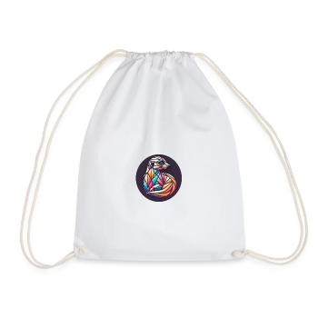 Suricate coloré géométrique - Sac de sport léger - blanc - Devant