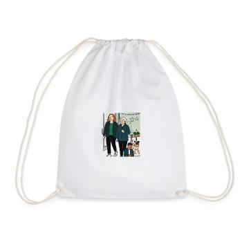 Faire du shopping avec mamie - Sac de sport léger - blanc - Devant