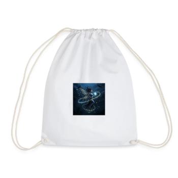 Moon Magic Fairy in the Nightlight - Drawstring Bag - white - Front