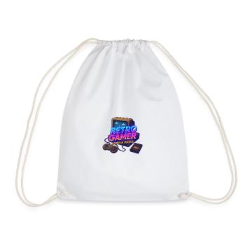 Retro Gamer né en pixels - Sac de sport léger - blanc - Devant