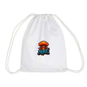 NUKE!  - Graffiti Explosion | exclusive Design - Drawstring Bag - white - Front