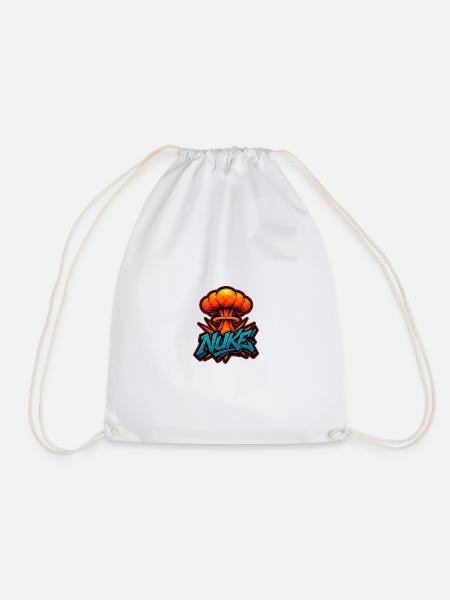 NUKE! - Graffiti Explosion | exclusive Design - Drawstring Bag - white