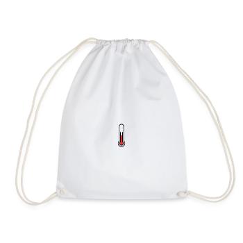 Thermomètre de fièvre | Icône de la médecine et de la santé - Sac de sport léger - blanc - Devant