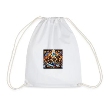 Mort à la bière chaude - Triomphe barbare - Sac de sport léger - blanc - Devant