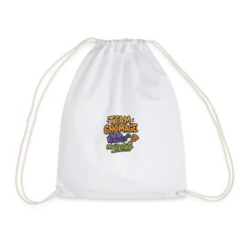 Team chomage mais stylé - Sac de sport léger - blanc - Devant
