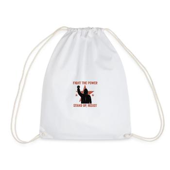 Combattez le pouvoir - Sac de sport léger - blanc - Devant