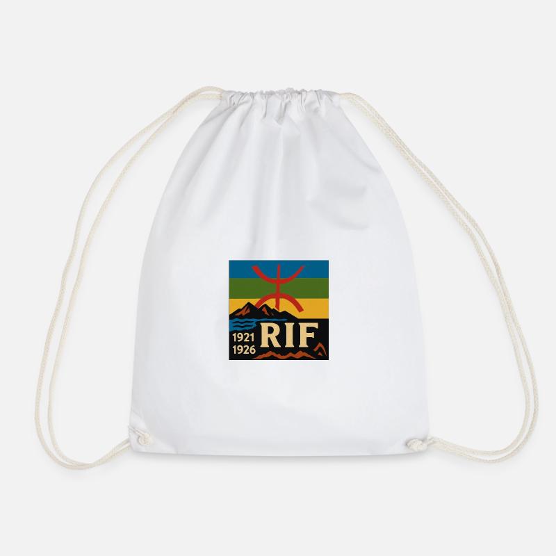 Erbesymbol des Rif - Turnbeutel - Weiß