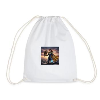 Urban Eagle Heroine - Drawstring Bag - white - Front