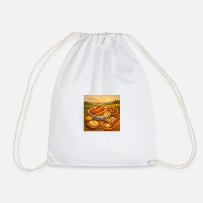 Saucisses allemandes - Sac de sport léger - blanc