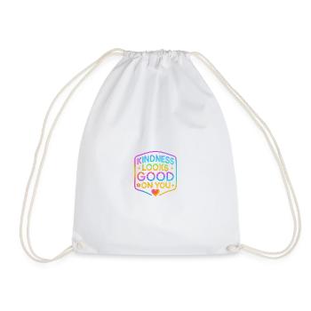 La gentillesse, le néon te va bien - Sac de sport léger - blanc - Devant