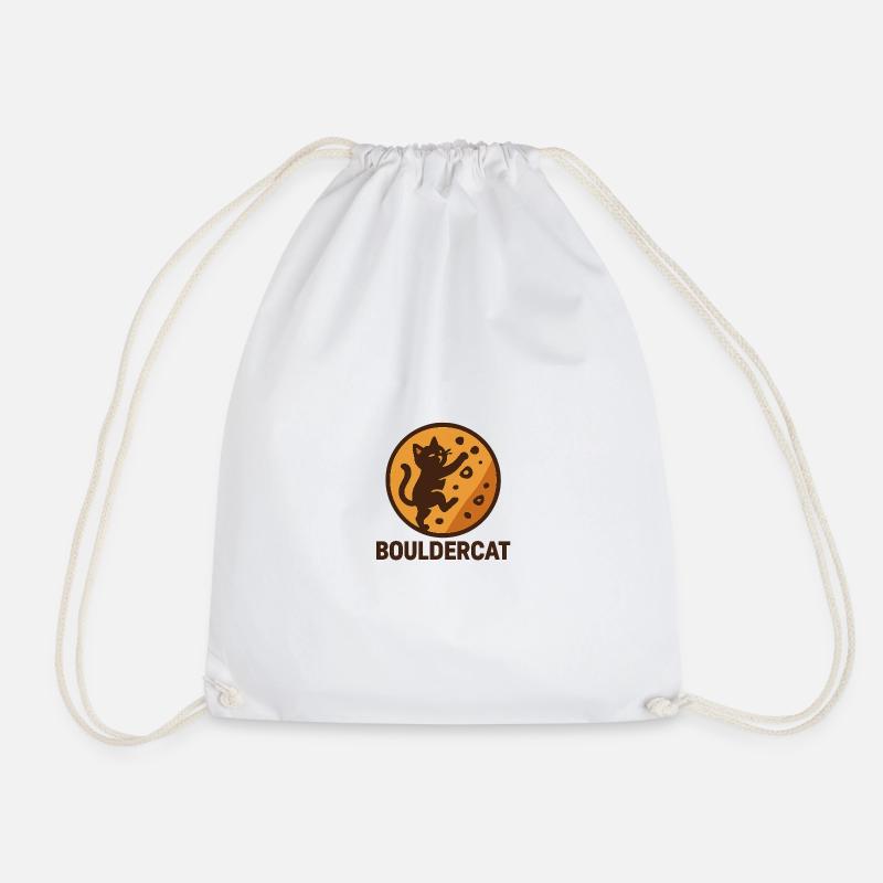 BoulderCat - Turnbeutel - Weiß