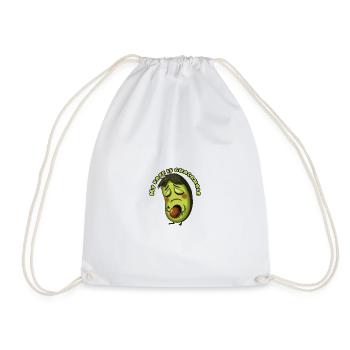 Avocado Destiny Guacamole Meme - Drawstring Bag - white - Front