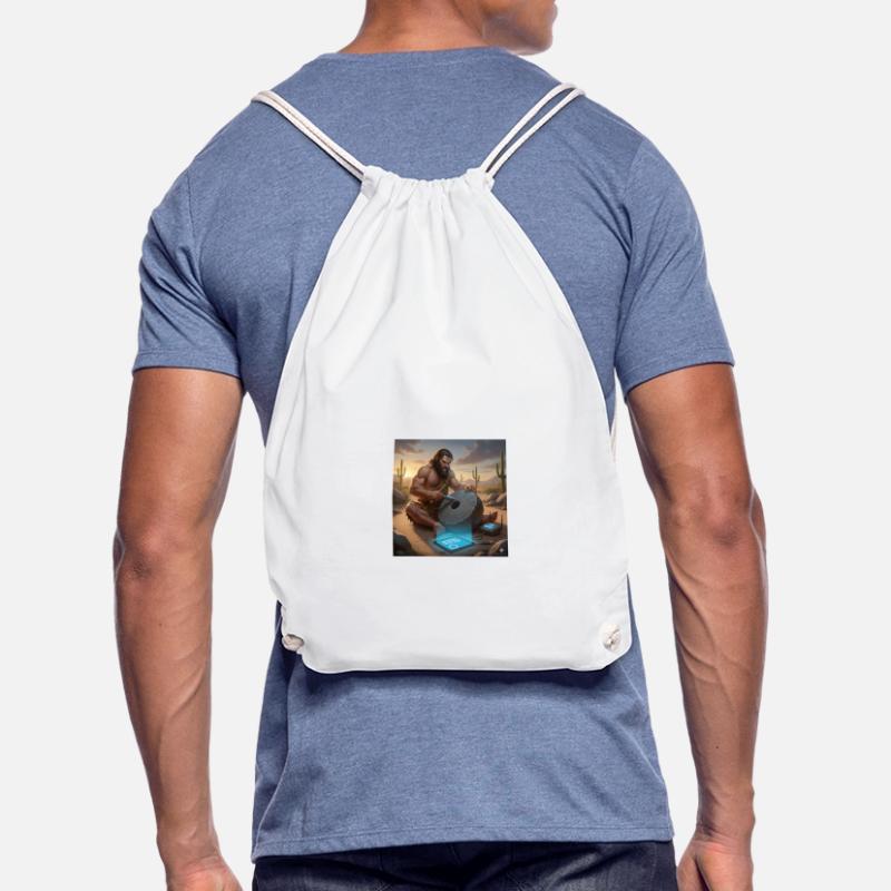 Caveman Tech Support - The First Tutorial Drawstring Bag