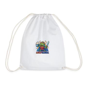 Gobelin Viking Héros amusant - Sac de sport léger - blanc - Devant