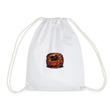 Firepuck Graffiti - Drawstring Bag - white - Front