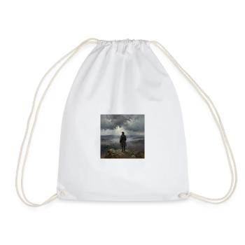 Vue des montagnes Brumeuses - Sac de sport léger - blanc - Devant