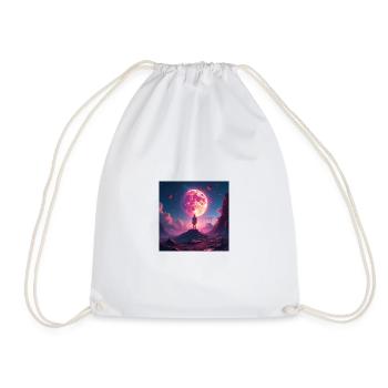 Moon Empire Dreamscape - Drawstring Bag - white - Front
