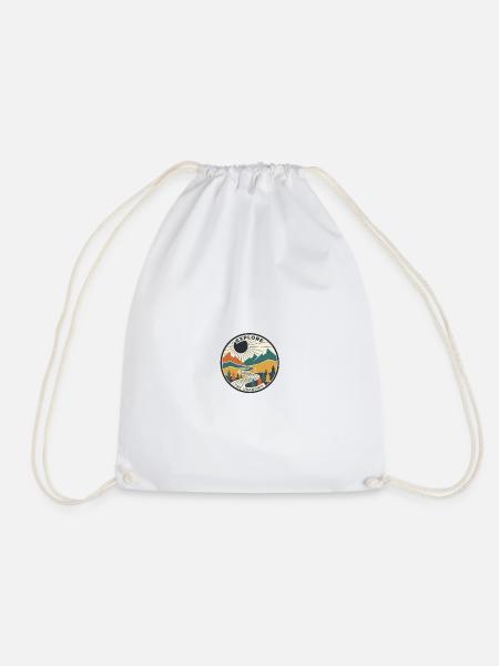 Expedition into the unknown - Drawstring Bag - white