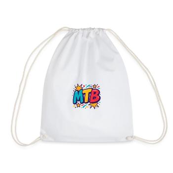 MTB Pop Art Bang - Drawstring Bag - white - Front