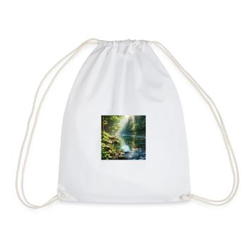 Quiet Skogsbäck - Drawstring Bag - white - Front