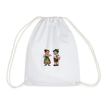 Marital Humor Chef & Beer - Drawstring Bag - white - Front