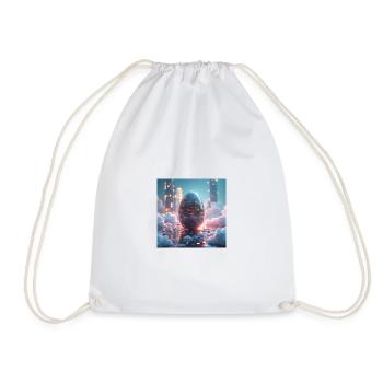 Easter in the future - Drawstring Bag - white - Front