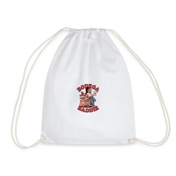 Bodega Baddie Street Vibes - Drawstring Bag - white - Front