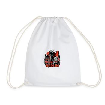 Berlin Skyline Bear - Sac de sport léger - blanc - Devant