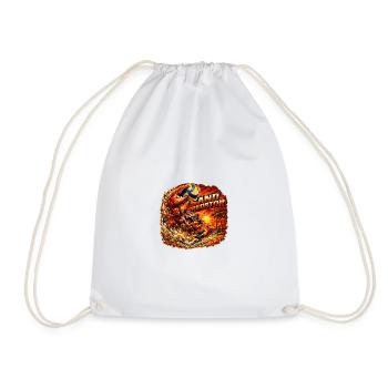 Sand Predator attack - Drawstring Bag - white - Front