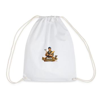 Papa Charpentier Bois et Outils - Sac de sport léger - blanc - Devant