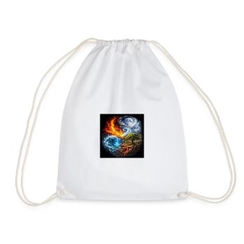 The Elements - Drawstring Bag - white - Front