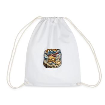 The sky is the limit - Drawstring Bag - white - Front
