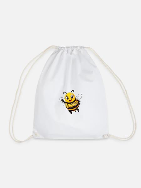 Kawaii Honigbiene Bumblebee - Turnbeutel - Weiß