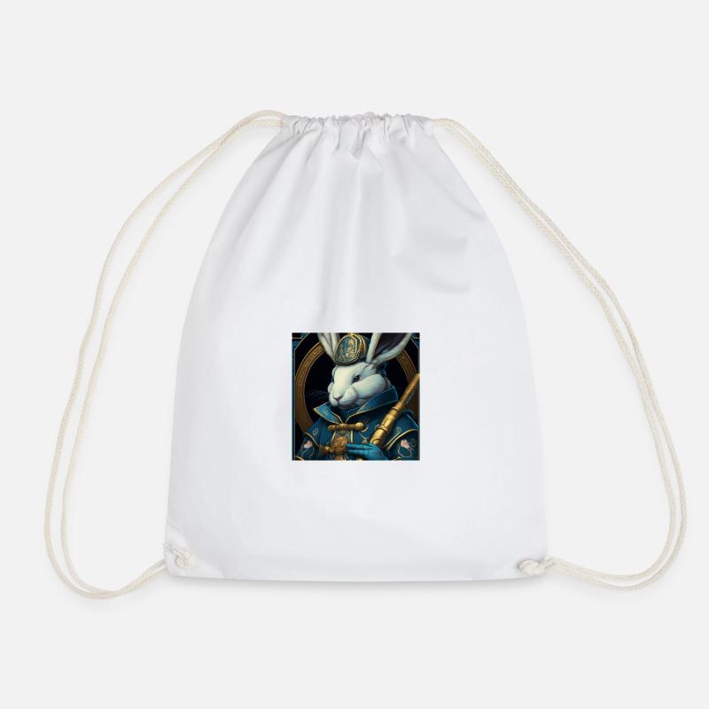 Weißer Samurai - Turnbeutel - Weiß