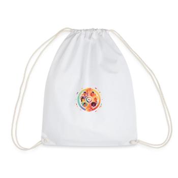Diversity and tolerance - Drawstring Bag - white - Front