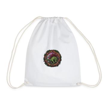 Magie de Noël du stégosaure - Sac de sport léger - blanc - Devant