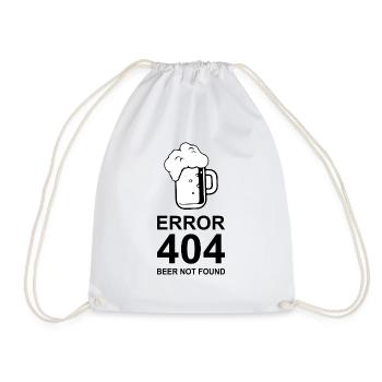 Beer Wine Whiskey Schnapps Alcohol - Drawstring Bag - white - Front