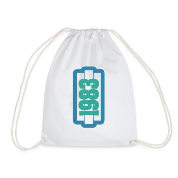 The year 1983 - Drawstring Bag - white - Front