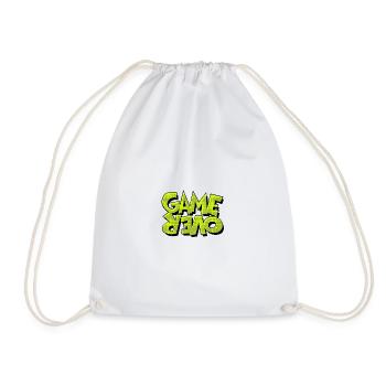 Game Over Retro Pixel Design - Drawstring Bag - white - Front
