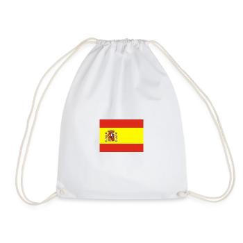 Spanische Flagge - Turnbeutel - Weiß - Vorne