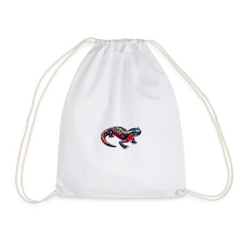 Kaléidoscope Salamandre Néon - Sac de sport léger - blanc - Devant