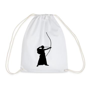 bogenschuetze_1 - Sac de sport léger - blanc - Devant