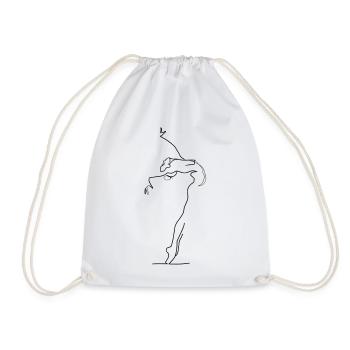 Danse - Sac de sport léger - blanc - Devant